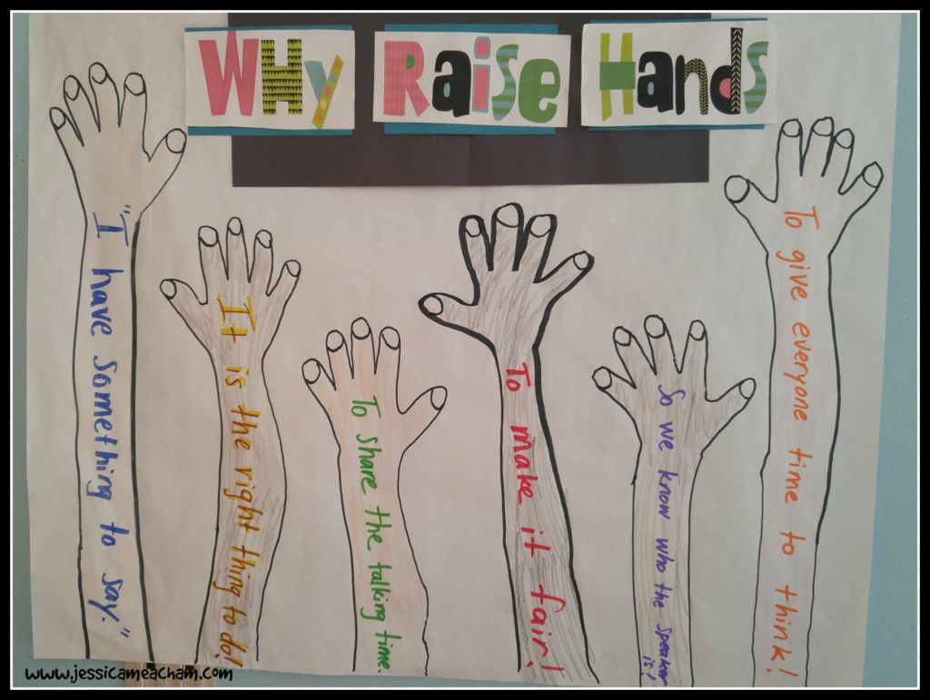 why raise hands
